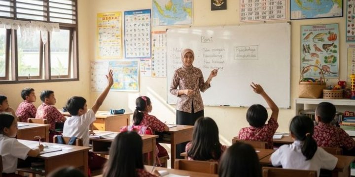 دور المعلم في تقدم الحضارة الإندونيسية: منظور تكاملي بين فلسفة التعليم والقيم الإسلامية